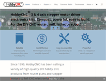 Tablet Screenshot of hobbycnc.com